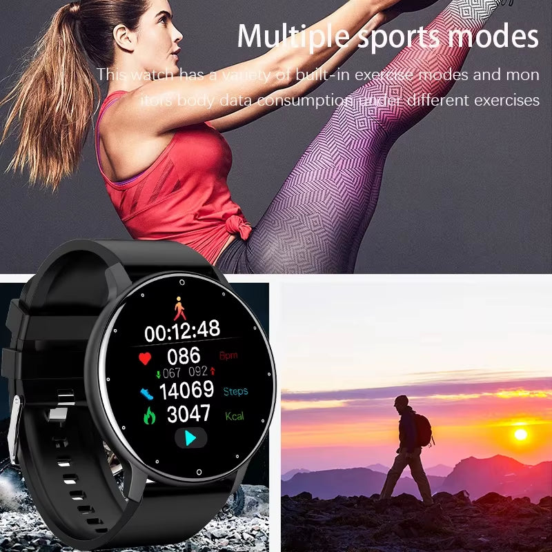 2025 Smart Watch Women Men Lady Gift Sport Fitness Watches Heart Rate Monitor Waterproof Smartwatch for Xiaomi Android IOS